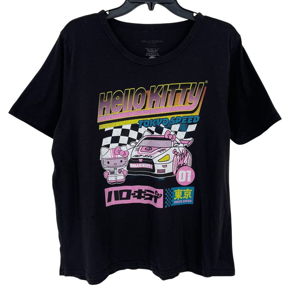 Hello Kitty Tokyo Speed Japanese Racing T Shirt Plus Size 2X